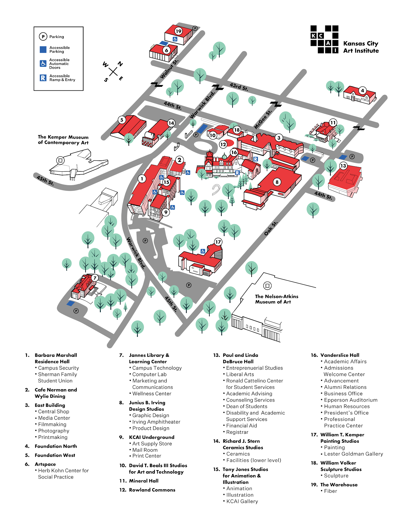 KCAI Map